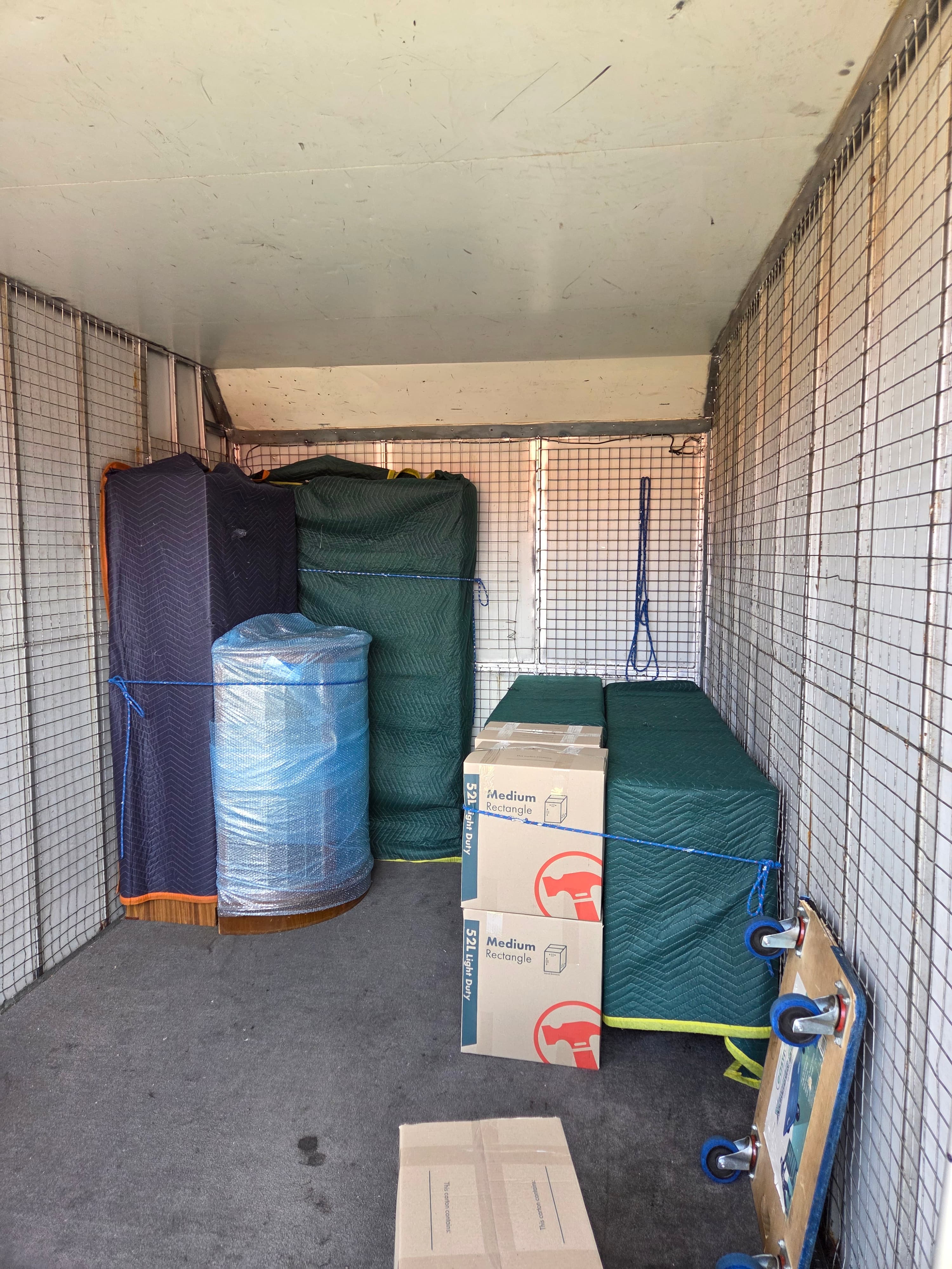 Loaded truck ready for a Perth move