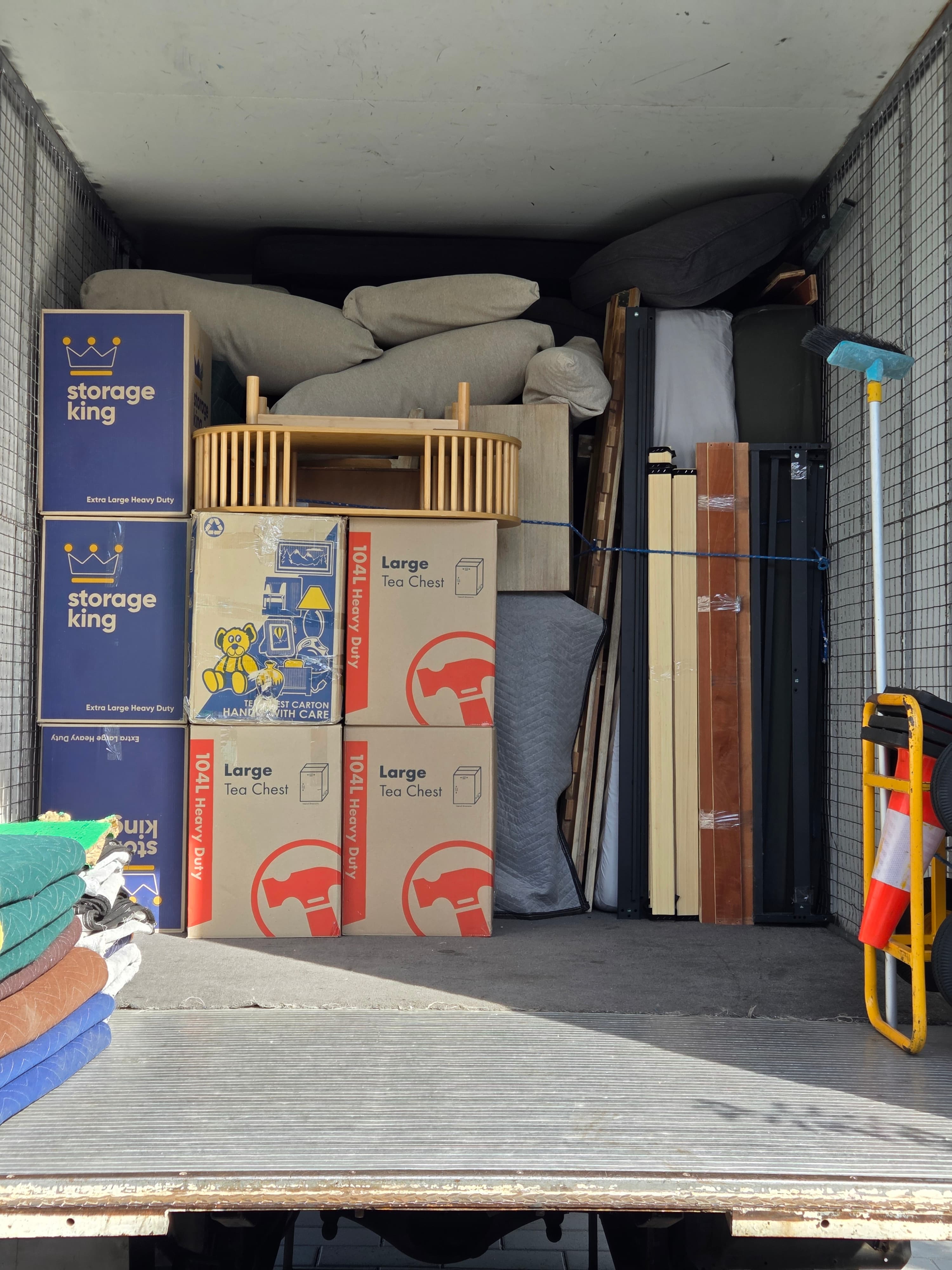 Awesome Mate Removals crew loading furniture for a Perth to Adelaide move