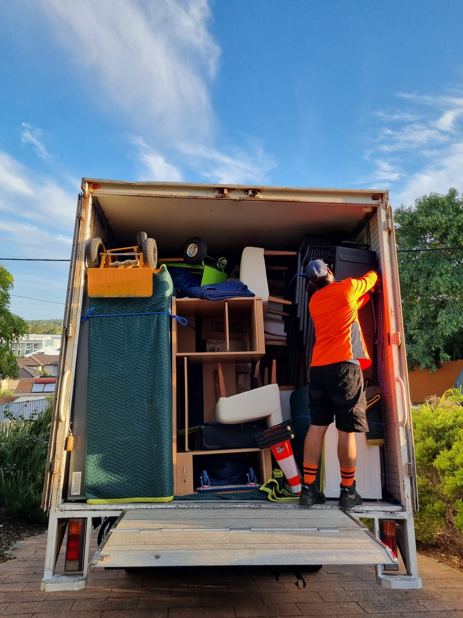 Crew on a careful Perth home move