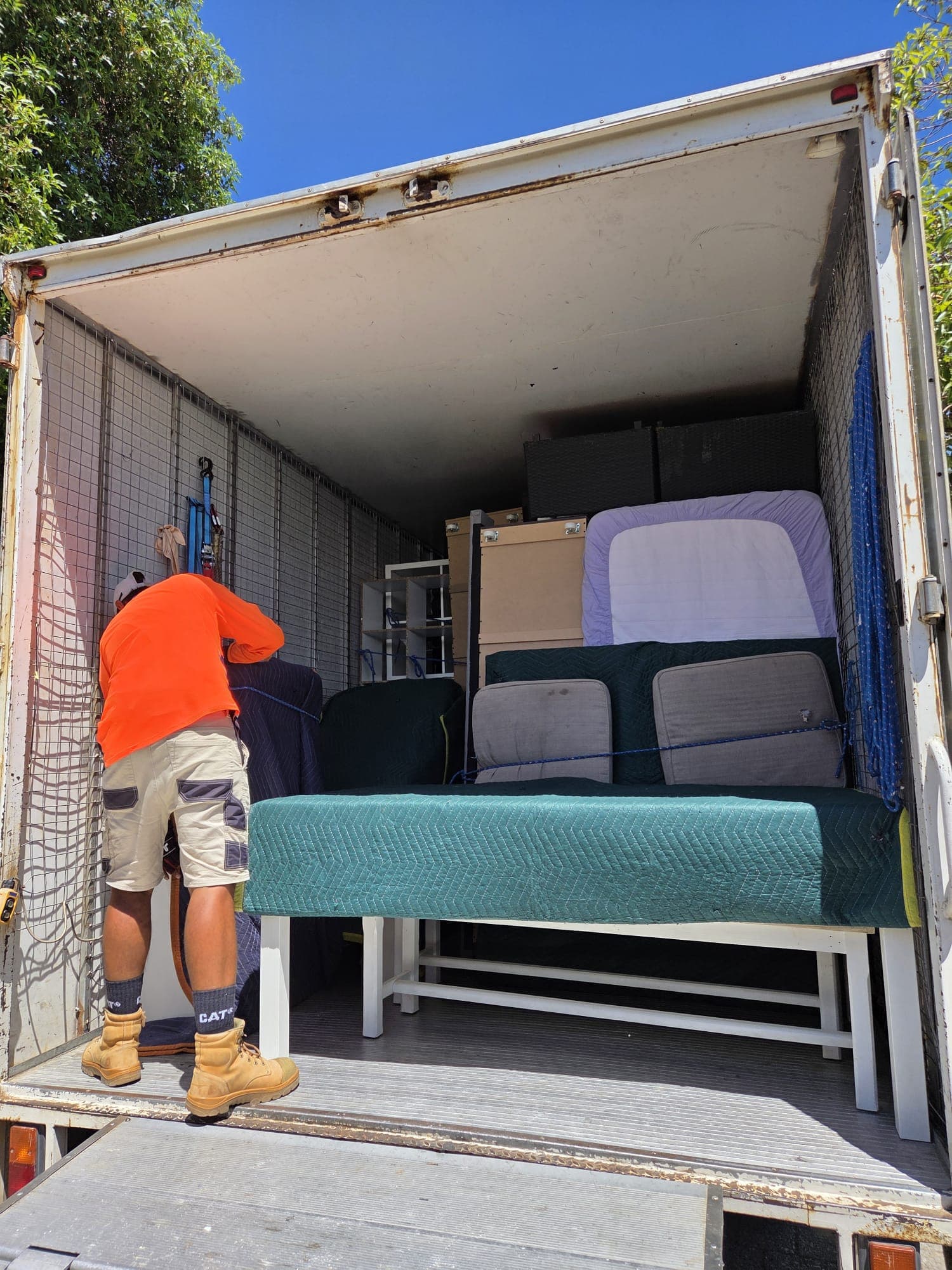 Awesome Mate Removals crew loading furniture